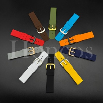18 19 20 21 22 MM Colorful Rubber Watch Band Strap Quick Release Fits Tissot USA