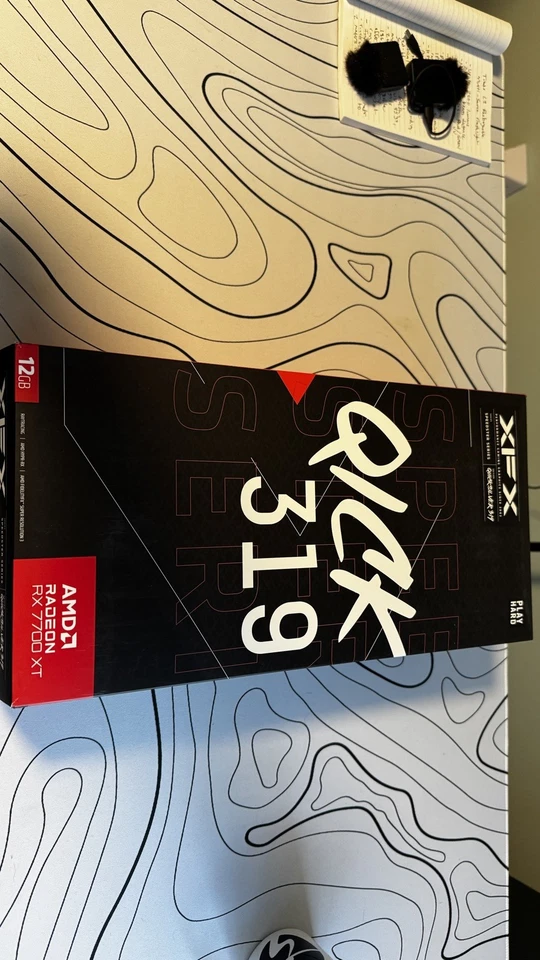 XFX Speedster QICK 319 Radeon RX 7700 XT Black Edition 12GB GDDR6 Graphics Card - Image 2 of 4