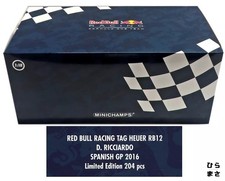 1/18 Red Bull Racing Tag Heuer RB12 Daniel Ricciardo 2016 Spain GP MiniCar