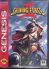 SEGA Shining Force II Sega Genesis Complete Case Manual Cartridge NTSC-U/C 1994