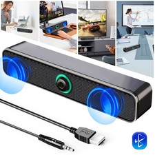 Bluetooth / Wired Speakers Subwoofer Stereo Bass PC Computer Speaker For Laptop
