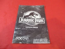 Jurassic Park Super Nintendo SNES Instruction Manual Booklet ONLY Jurrassic