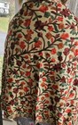 Womens Large Beige Shawl Wrap Pashmina Embroidered Floral India Christmas Gift — photo 3