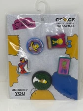 Uniquely You Crocs Jibbitz Charms The Simpsons 5 Pack