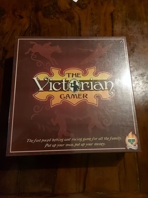 The Victorian Gamer Brettspiel Rennen & Wetten Pferde Läufer Rudern neu versiegelt