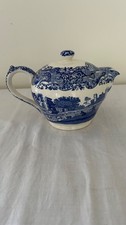 Copeland Spode Italian Tea Pot Rare Vintage Collectable Utility style. Read.