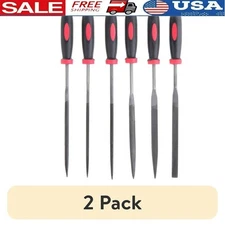 6 Piece Needle File Set High Carbon Steel Precision Tools Metalwork Crafting New