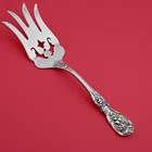 RARE Sterling REED & BARTON Pierced Chipped Beef Fork FRANCIS I No Mono