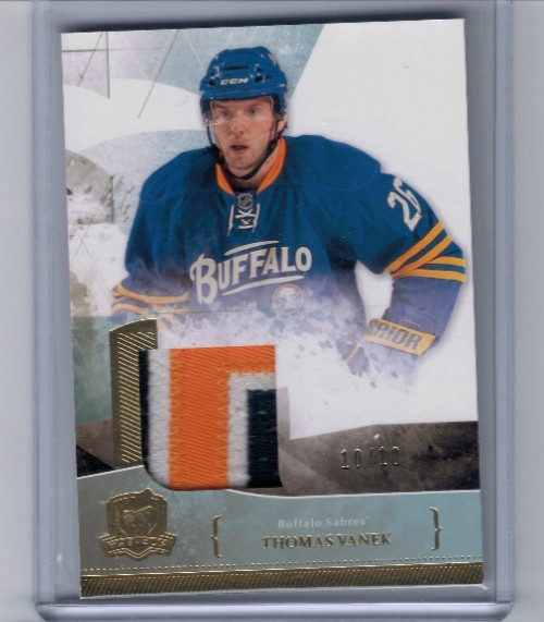2010-11 Upper Deck The Cup Thomas Vanek Gold Rainbow Patch #'ed 10/10 #82