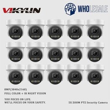 VIKYLIN 8MP 4K 5X ZOOM PTZ Turret IP Camera Dual Light Color IR Vision Wholesale