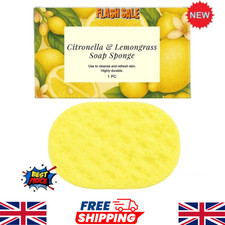 Citronella Lemongrass Soap Sponge Reusable Wash Sponge for Showering