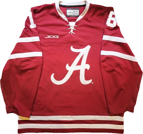 Alabama Crimson Tide Game Worn Hockey Jersey