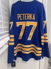 JJ Peterka Signed Adidas Buffalo Sabres Blue Hockey Jersey Fanatics Auto XL