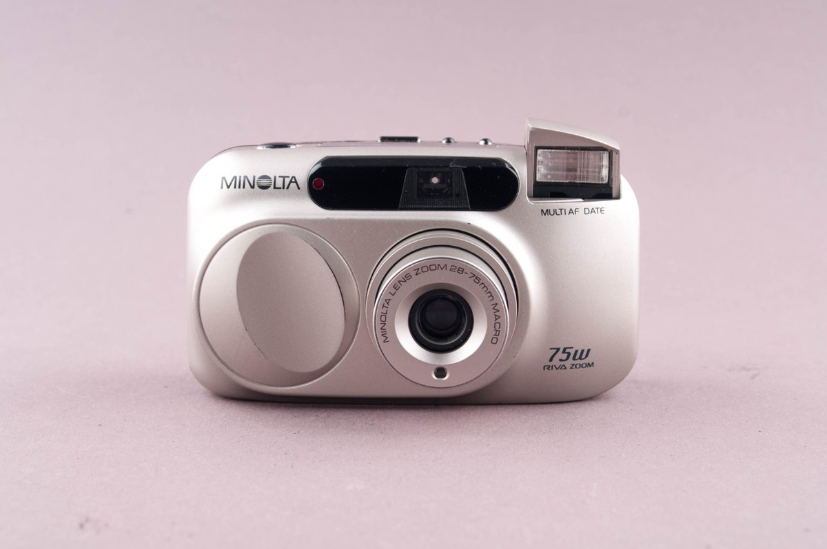 Minolta 75W Riva Zoom Date Point&Shoot Film Camera | eBay