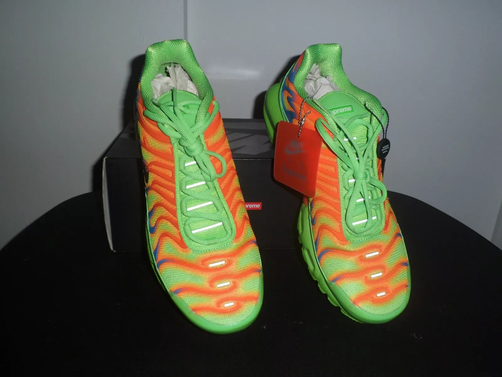 NEUF RARE Nike Air Max Plus TN Supreme Mean Green Grinch DA1472 300 Homme Taille 10