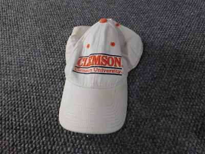 Casquette NCAA Clemson Tigers - The Game Split Bar - Snapback Blanche - Taille Unique Homme