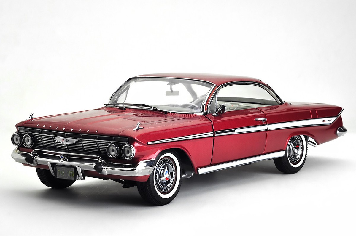 UT models Chevrolet Impala マルーン 1/18 1961 Chevrolet Impala Maroon 1:18 SunStar 2108 | eBay