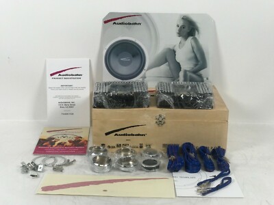 Audiobahn ABC4002Q 4'' 2-way Component System 120 Watt RMS 4 Ohm NOT COMPLETE