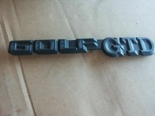 VW GOLF MK2 1984-1988 EARLY TYPE REAR BOOT BADGE GOLF GTD 210x30mm 191853687D