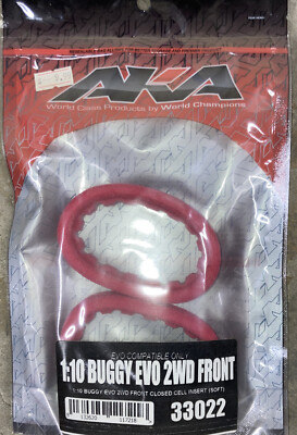 AKA Racing Tires 33022 1/10 Buggy EVO 2.4 60mm 2WD Fr Clsd Cell Insrt Sft (2)