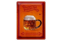 Blechschild Spruch 30X40 Cm Deutsches Bier Traditionelle Deko Schild