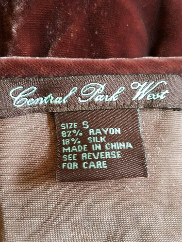 Central Park West Womens Top Sz Small Spaghetti Strap Camisole Brown Beaded Boho - Picture 9 of 10