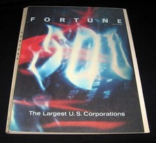 FORTUNE 500 ORIGINAL 1968 ANNUAL DIRECTORY LARGEST CORPORATIONS U.S. INDUSTRIALS