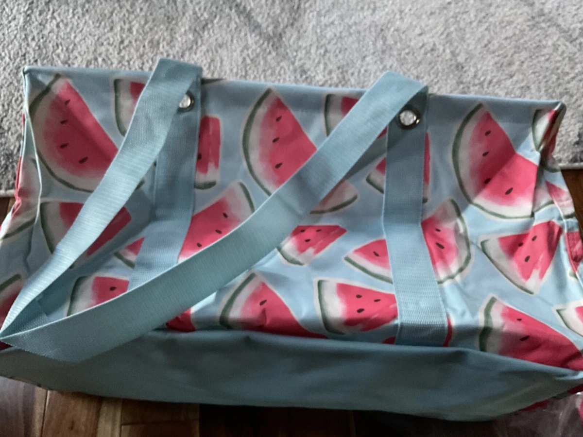 NEW Thirty One LARGE UTILITY TOTE ~ SWEET WATERMELON - NIP