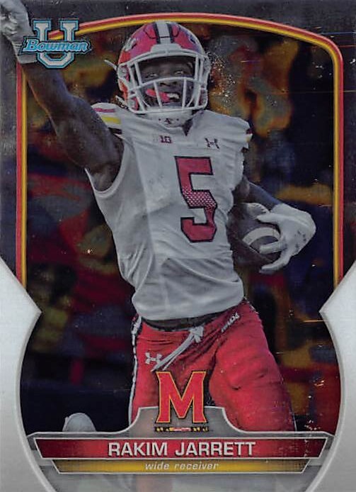 2022 Topps Bowman Chrome U Football Base & Refractor Cards - Pick Your Card