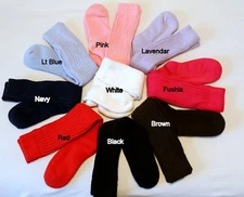 Slouch to Knee Socks Scrunch Hooters Uniform Women Soccer One Size fit most run