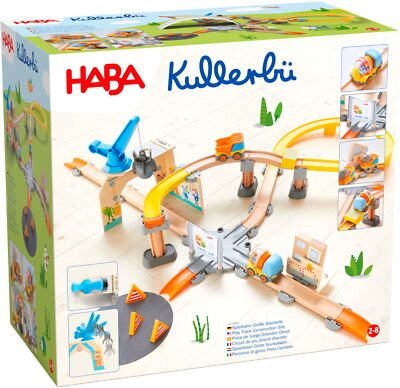 HABA Kugelbahn Grundpackung Kullerbü   Spielbahn Große Baustelle 1307199001
