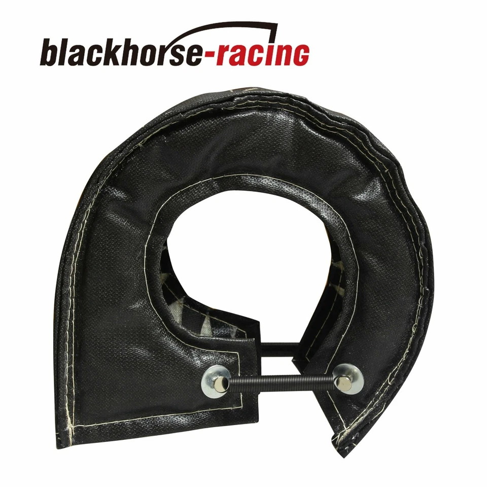 Cubierta protectora térmica turbocompresor manta turbo envoltura para T4 GT40 GT42 GT45 negro Foto 2 de 4