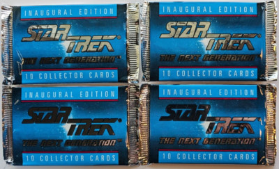 Star Trek The Next Generation Inaugural Edition 4 Factory Sealed