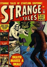 Strange Tales 13 Comic Book Cover Art Giclee Reproduction on Canvas