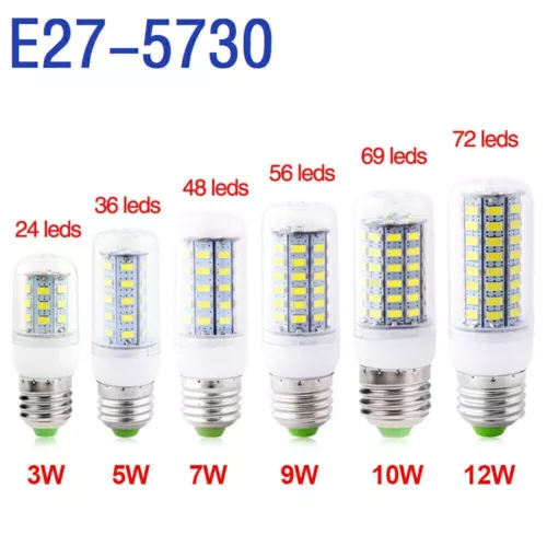 GU10 G9 E27 E14 7W 10W 15W LED Mais Lampe Birne Glühbirne SMD Leuchtmittel Licht - Bild 18 von 43