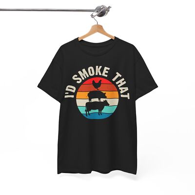 Vintage I'd Smoke That BBQ Tee