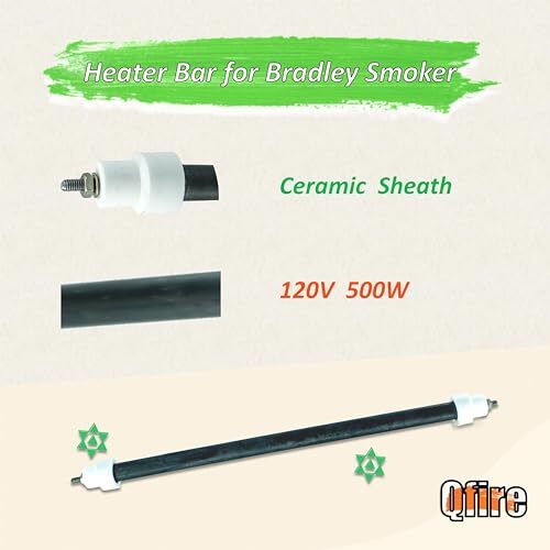 Bradley Smoker Heater Bar, Smoker Heating Element Replacement for