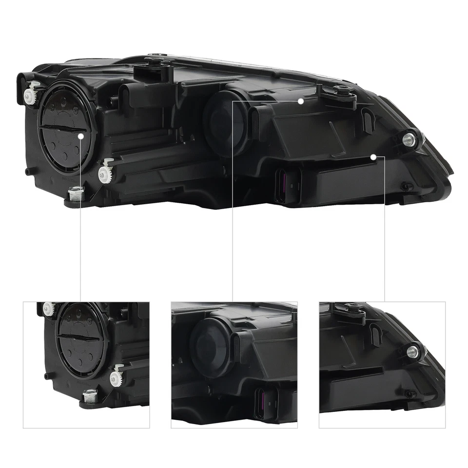 For VW 2012-2018 Volkswagen Jetta Halogen Headlight Headlamp Left Driver Side Foto 4 de 4