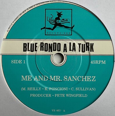 Blue Rondo A La Turk - Me & Mr Sanchez - 7'' Vinyl Single