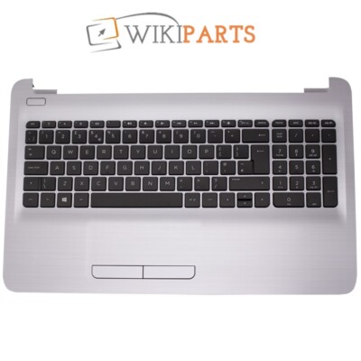 Neue HP 15-AY043TU Ersatz Touchpad Handauflage Baugruppe UK Tastatur silber