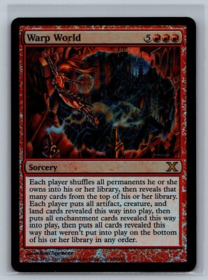 Magic The Gathering Tenth Edition Warp World #248/383 Foil MTG TCG
