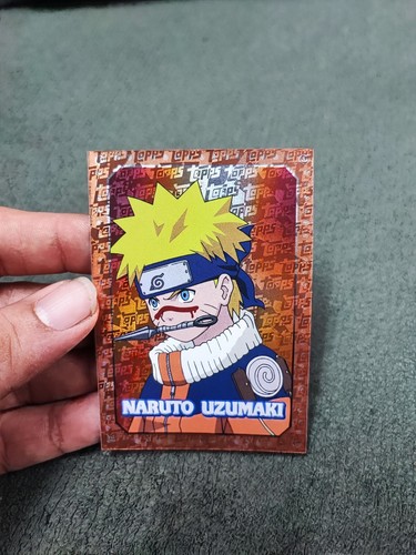 Naruto Uzumaki Topps Holofoil Character Rare Card Orange Foil 2024 Animax NM  - Afbeelding 2 van 4
