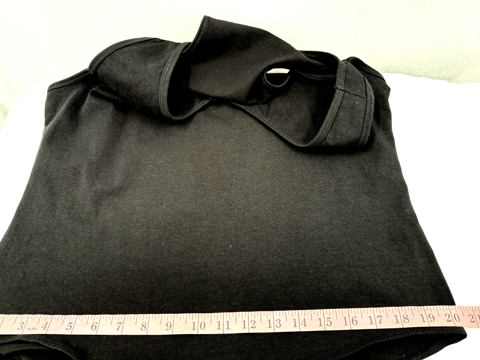 Ambiance Bodysuit Women's Black Racer Back Black Size 2X Snap Closure Pre-Owned