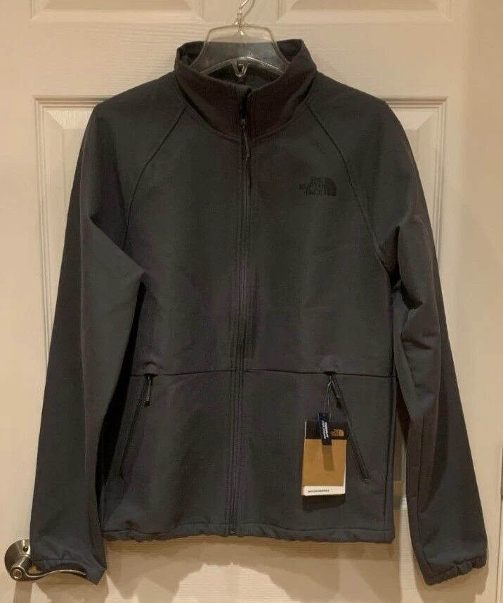 NWT NORTH FACE Men TNF Dark Heather Gray Camden Stand Up Collar Zip Up Jacket S