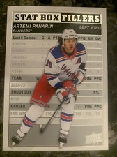 Artemi Panarin 2023-24 upper Deck Series 1  Stat Box Fillers Sb-22