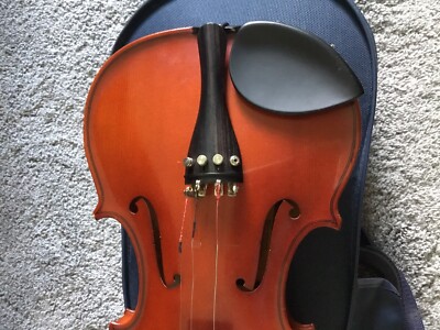 Shimro Stradivari Copy 501 3/4 Violin With Case Needs Minor