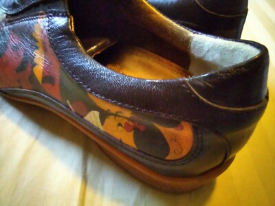 Icon wearable art, black, and brown leather shoe. Size 6 ICON Wearable ART brown Leather Shoes Eu sz. 36 | eBay main image 2