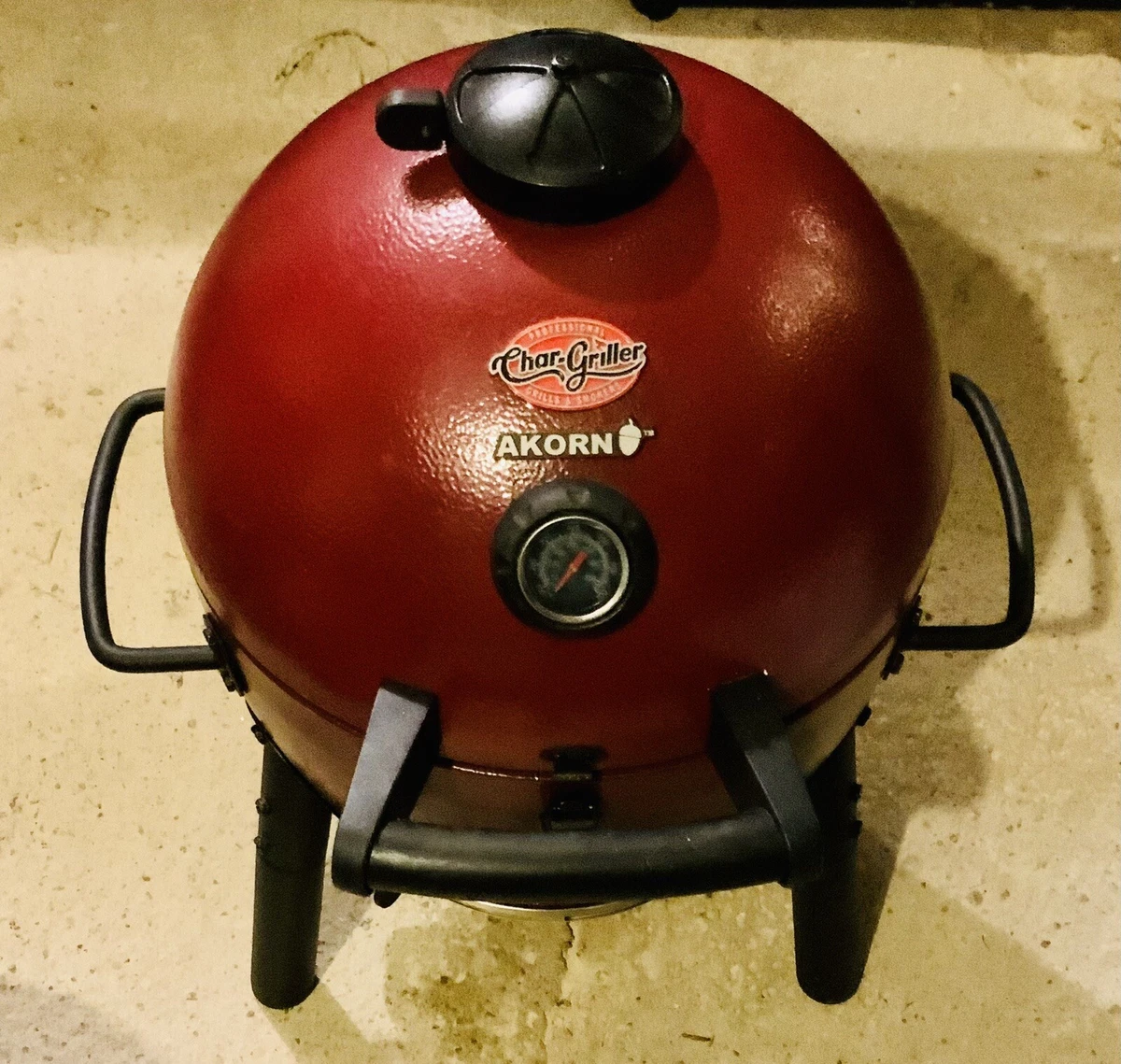 CharGriller Akorn 14 Portable Kamado Charcoal Grill In Red, 60 OFF