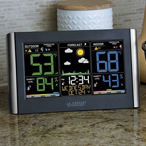 La Crosse Technology C85845-INT Weather Station Black