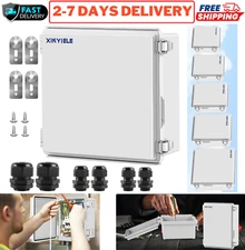 DIY Electrical Junction Box Plastic In/Outdoor Project Waterproof Enclosure Case